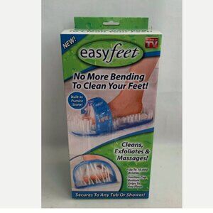 EASY FEET TUB SHOWER FOOT CLEANER CLEANS EXFOLIATES MASSAGES 😍AS SEEN ON TV NIB